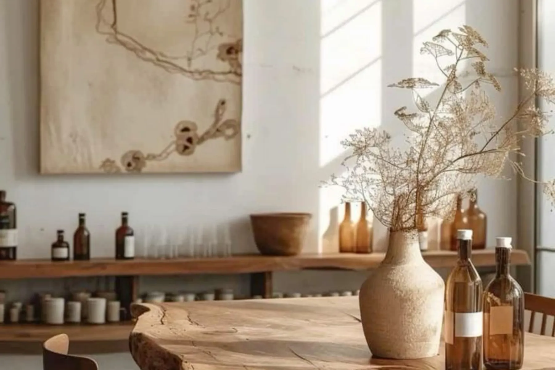 How wabi-sabi interior design creates calm & character in your home